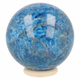 Blauwe apatiet bol 68mm - 360° presentation