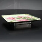 Silver and Enamel Heavy Dish