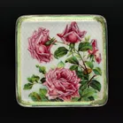 Silver and Enamel Heavy Dish