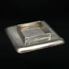 Silver and Enamel Heavy Dish