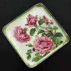 Silver and Enamel Heavy Dish