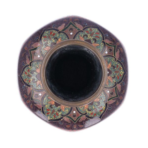 Pair of Small Meiji Period Cloisonné Vases