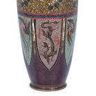 Pair of Small Meiji Period Cloisonné Vases