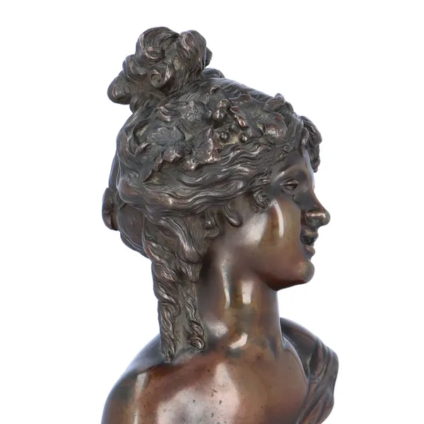 19th Century French Bronze Ariadne After Clodion