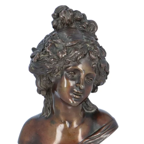 19th Century French Bronze Ariadne After Clodion