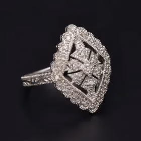 Gold Diamond dress Ring