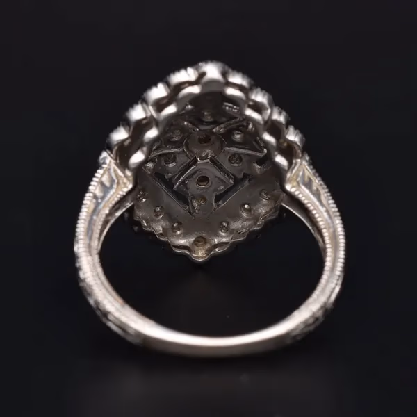 Gold Diamond dress Ring