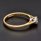 18ct Yellow Gold 0.40ct Brilliant-Cut Diamond Solitaire Ring