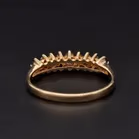 Gold Amethyst Diamond Ring