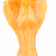 Oranje calciet engel 20cm - 360° presentation