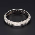 Unusual 18ct Gold Full Eternity Diamond Ring