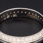 Unusual 18ct Gold Full Eternity Diamond Ring