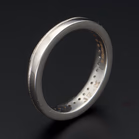 Unusual 18ct Gold Full Eternity Diamond Ring