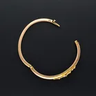 15ct Gold Edwardian Seed Pearl Bangle