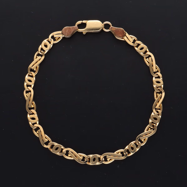 Heavy 9ct Yellow Gold Bracelet