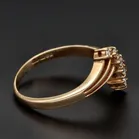 Retro Gold Diamond Constellation Ring