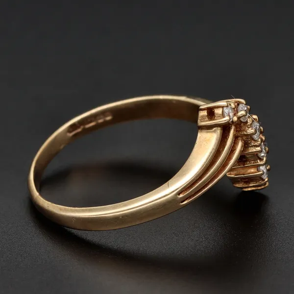 Retro Gold Diamond Constellation Ring