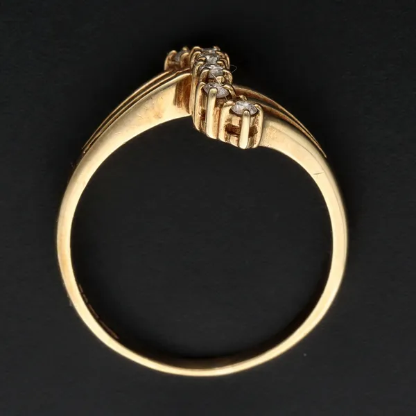 Retro Gold Diamond Constellation Ring