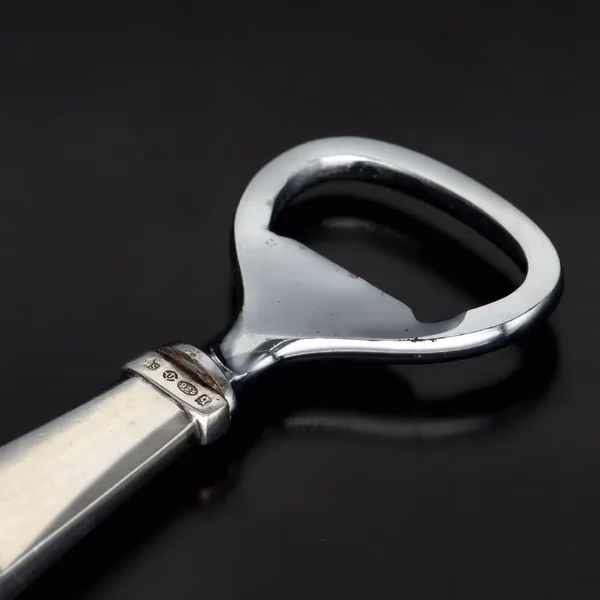 Georg Jensen Silver Viking Pattern Bottle Opener