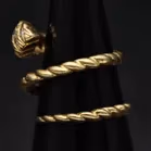 Very Rare Diamond Snake Ring