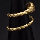 Very Rare Diamond Snake Ring