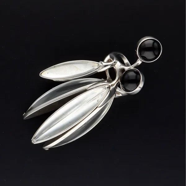 Lalique Large Dragonfly Silver Ring