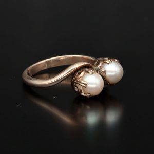 9ct Gold Victorian Pearl Ring