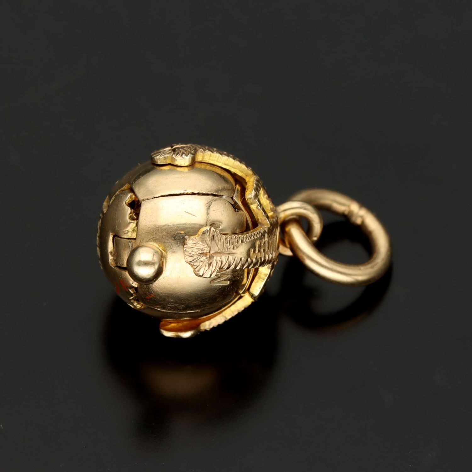 Soccer ball hot sale gold pendant