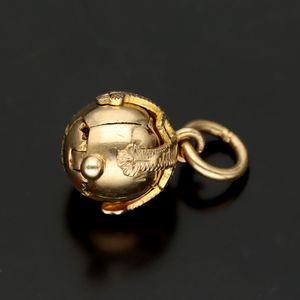 9ct Gold Masonic Ball Pendant