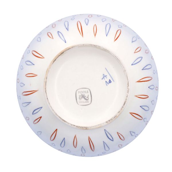 Poole Pottery Free Form Burst Pattern Vase