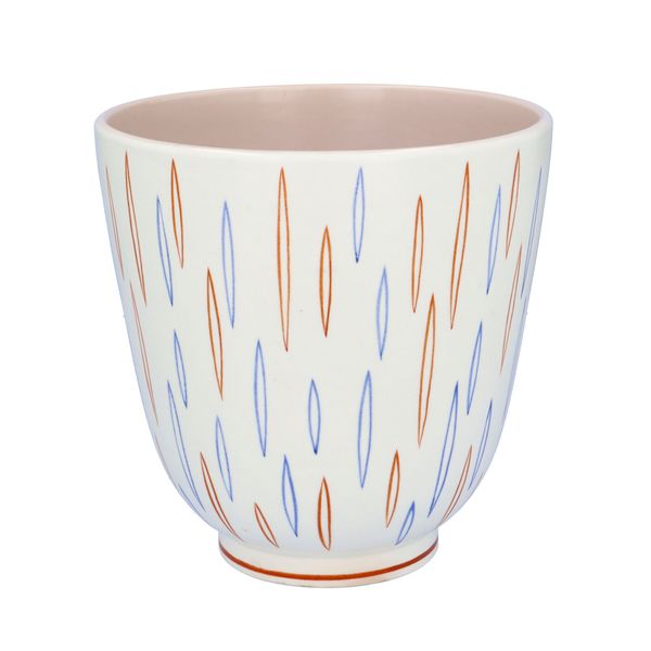 Poole Pottery Free Form Burst Pattern Vase