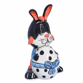 Lorna Bailey Figurine  “Engy Benjy” Bunny With Spotted Egg