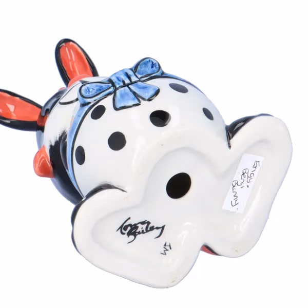 Lorna Bailey Figurine  “Engy Benjy” Bunny With Spotted Egg