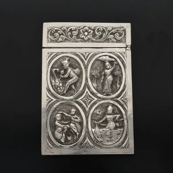 Antique Anglo Indian Raj Card Case