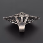 Vintage Silver Marcasite Ring