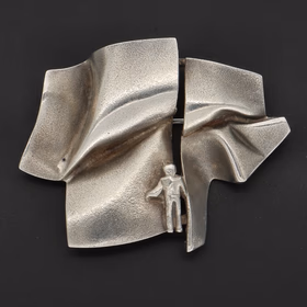 Lapponia Stranger on Io Silver Brooch