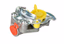 TETE D'ACCOUPLEMENT KNORR JAUNE M16 X 1.5 REMORQUE