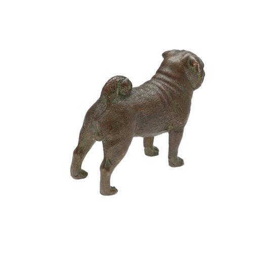 Early 20th Century Bronze Pug image-4