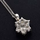 18ct White Gold Diamond Pendant