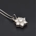 18ct White Gold Diamond Pendant