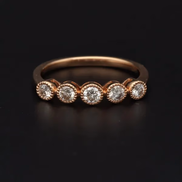 18ct Yellow Gold 5 Stone Diamond
