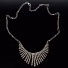 Art Deco Silver Marcasite Necklace