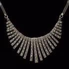 Art Deco Silver Marcasite Necklace