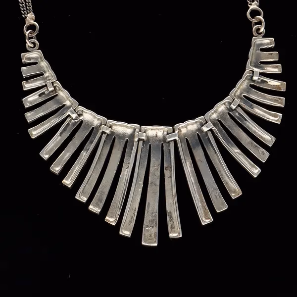 Art Deco Silver Marcasite Necklace