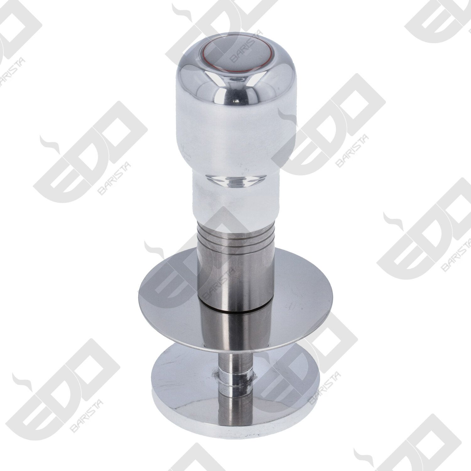 ADJUSTABLE DYNAMOMETRIC TAMPER IN STAINLESS STEEL WITH 58MM ALLUMINIUM DISC