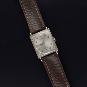 1940s Longines 14ct White Gold Wristwatch