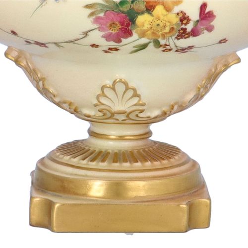 Royal Worcester Pedestal Vase image-3