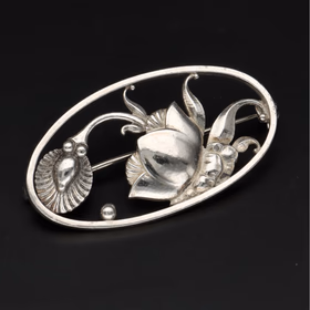 Georg Jensen Silver Brooch No.274