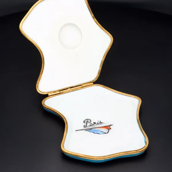 Limoges World Culture Paris Trinket Box