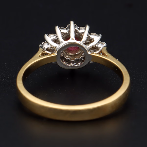18ct 0.4ct Ruby and Diamond Ring